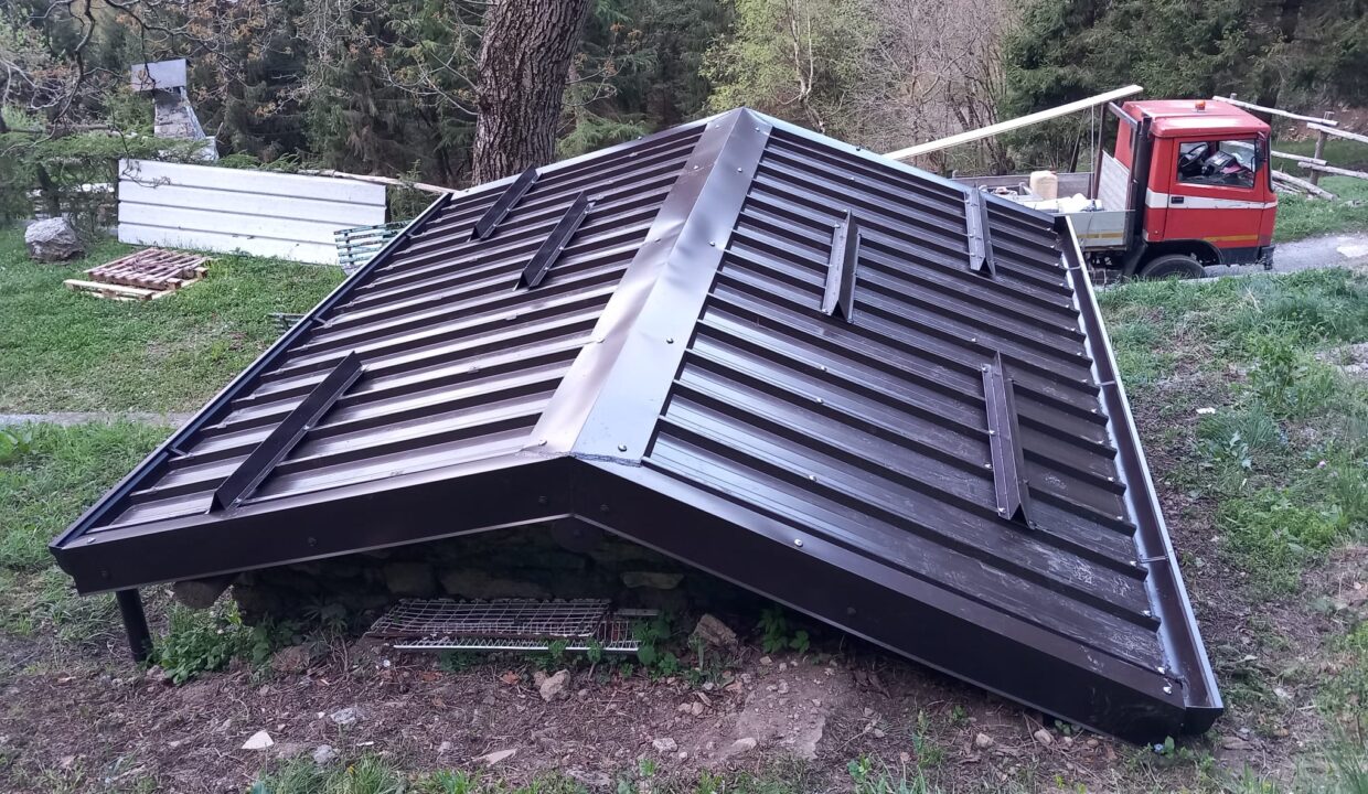 Bagno separato e park privato sullo sfondo