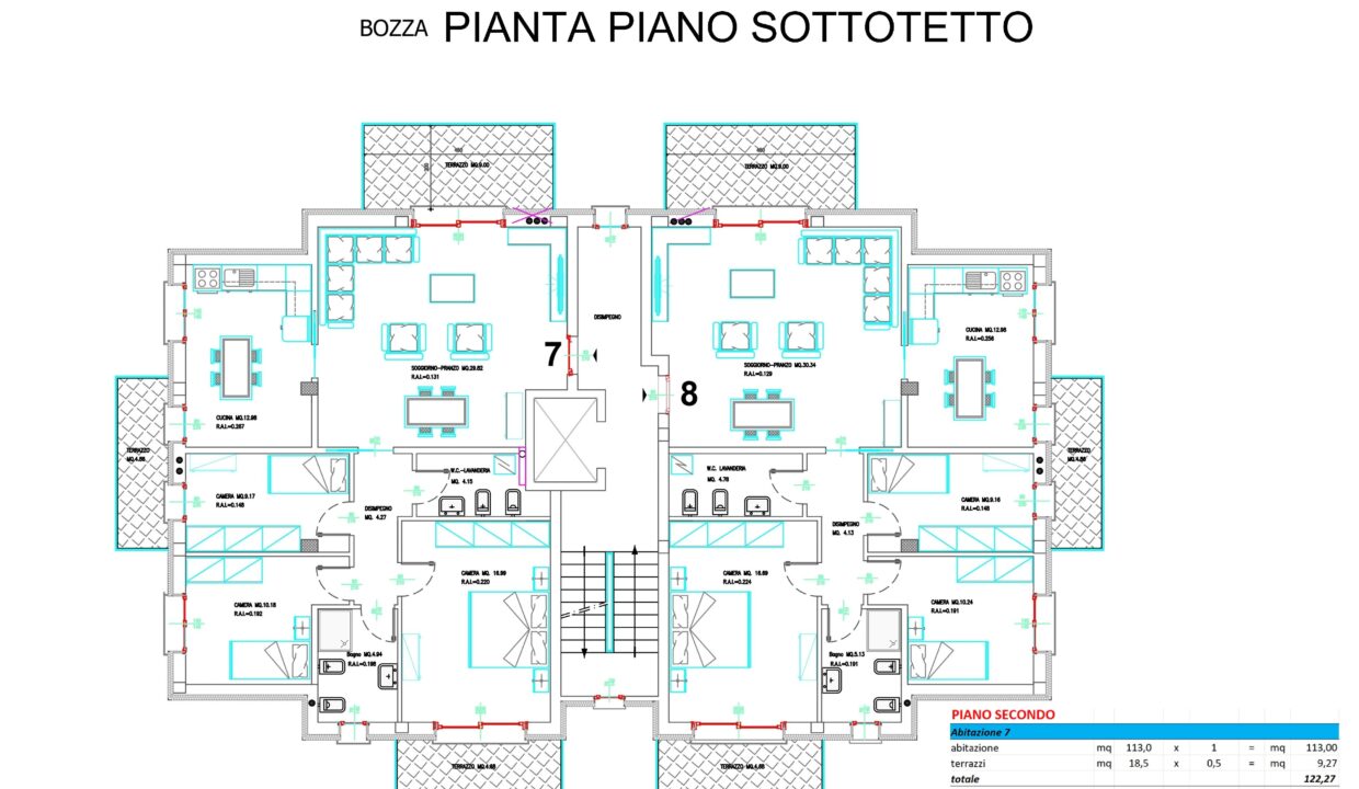 PIANTE ATTICO